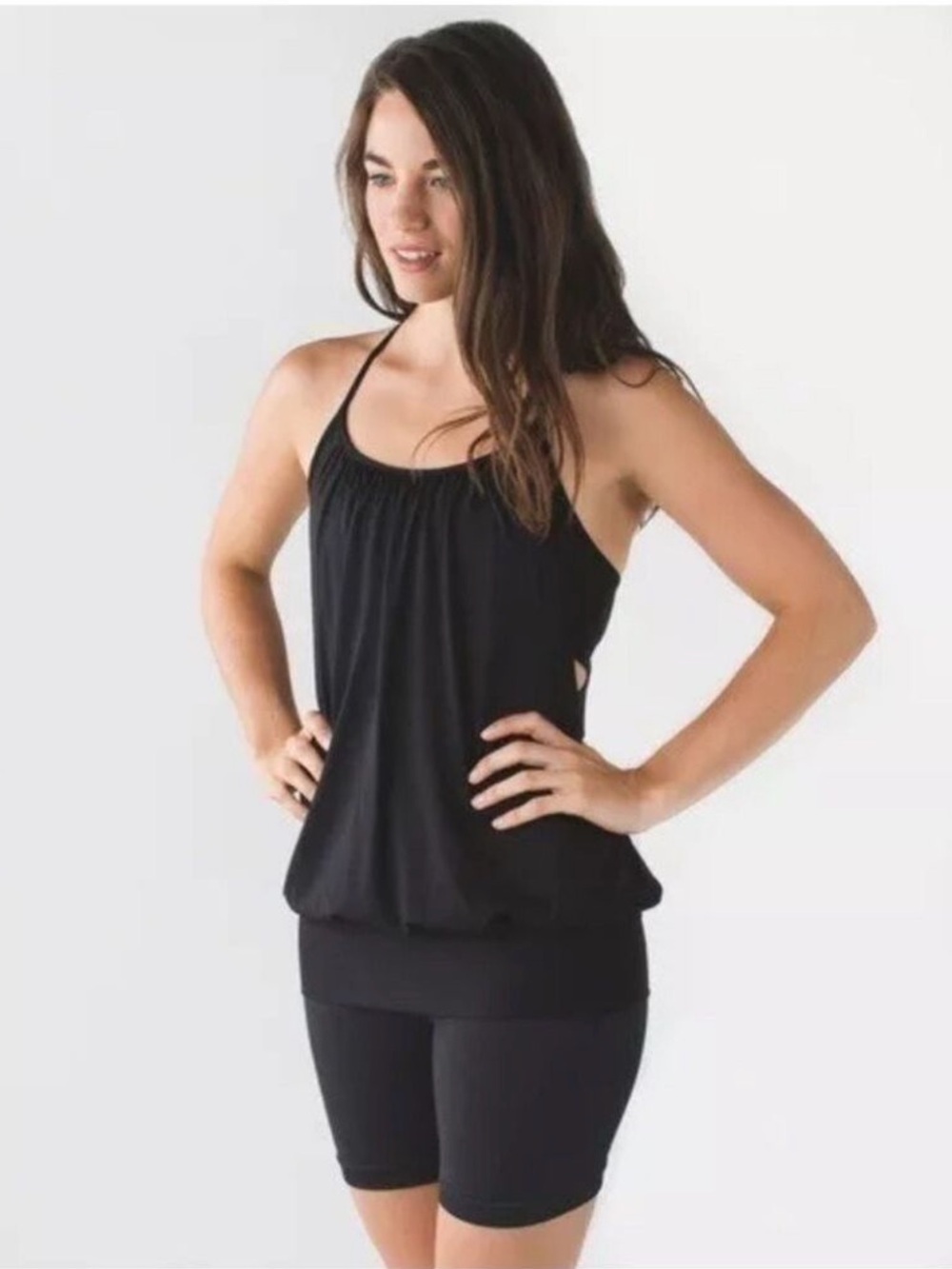 Lululemon 2012 No Limit Tank Black/Camo Sz6